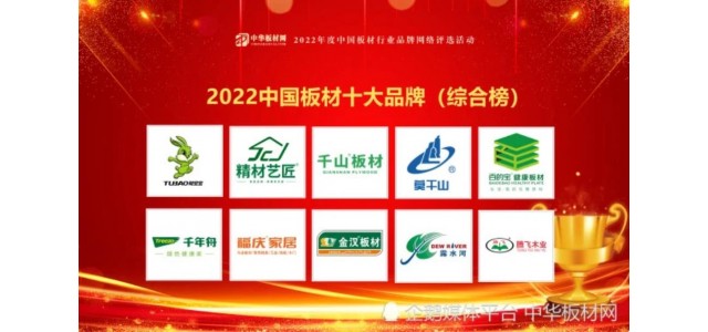 新-2022中國板材十大品牌排行榜